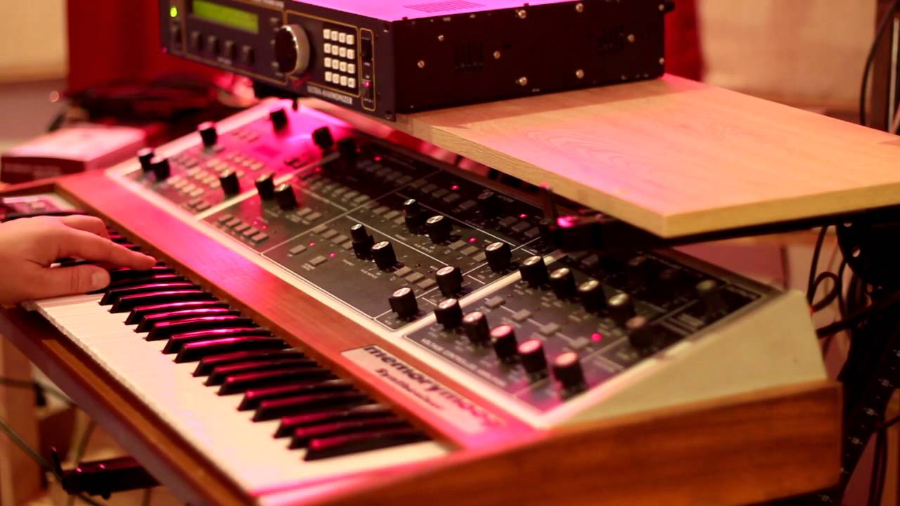 Memorymoog and Eventide sad soundtrack scene