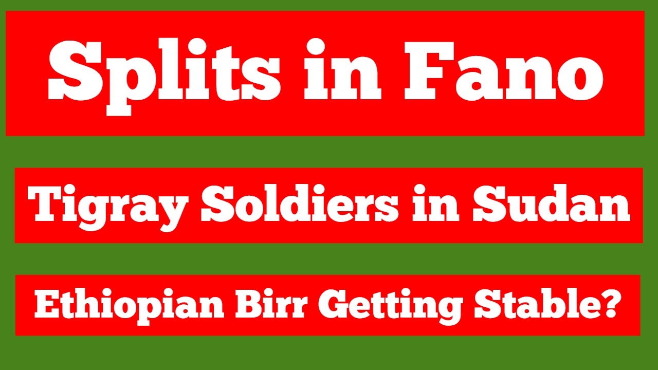 Splits in Fano | Tigray Soldiers in Sudan | Ethiopian Birr Getting Stable