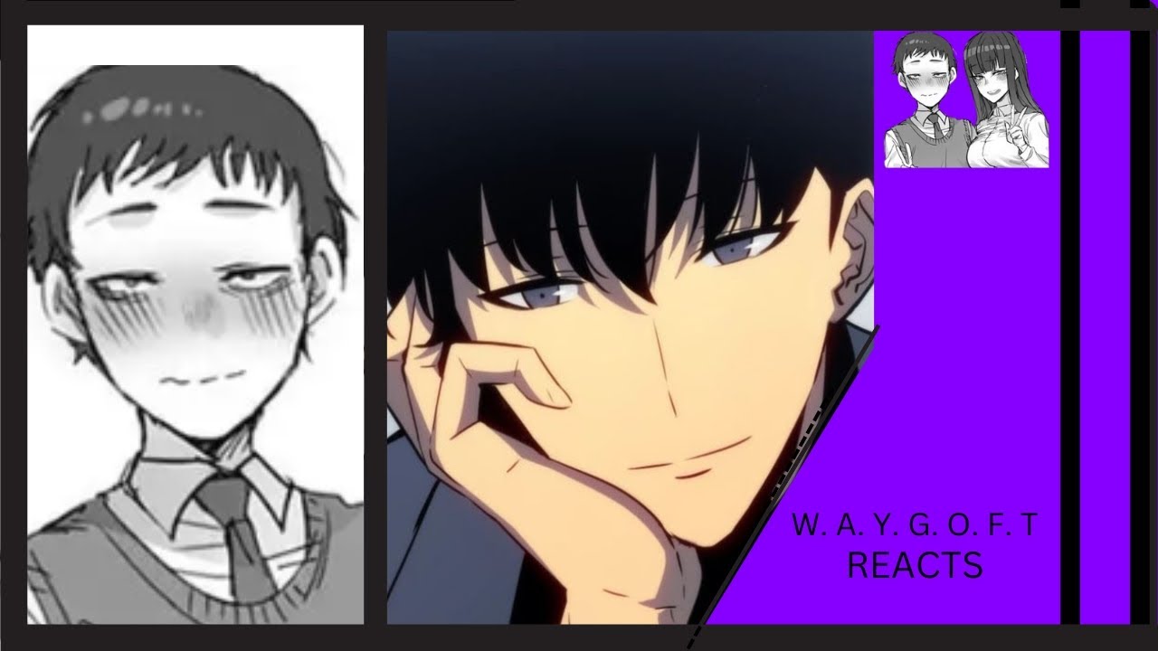W.A.Y.G.O.F.T ||NTR|| react to mi-noo as sung jin woo (AU in description)