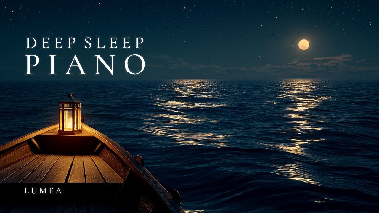 Deep Sleep Piano (3 Hours) | Blue Night Voyage | Lumea BGM | Vol.10