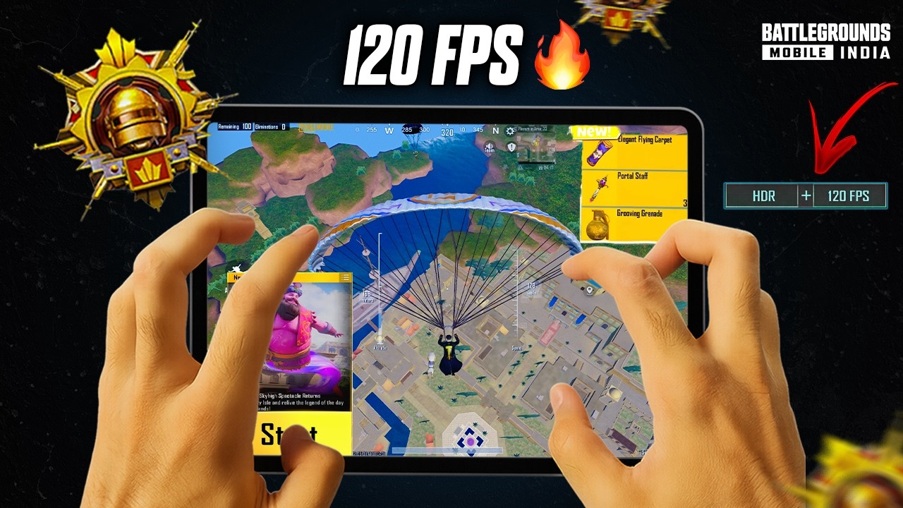 📲 iPad Pro M5 11 inch PUBG TEST 🔥 BGMI 120FPS  (Skyhigh Spectacle Returns) &ndash; NO LAG? Handcam Test