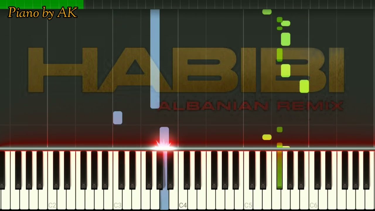 Habibi &ndash; DJ Gimi Albanian Remix || Piano Cover