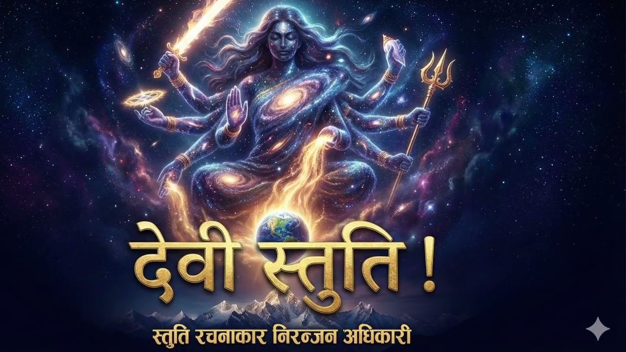 जगत्जननी महाकालीको दिव्य स्तुति | Devi Stuti by Niranjan Adhikari | Nepali Bhakti)