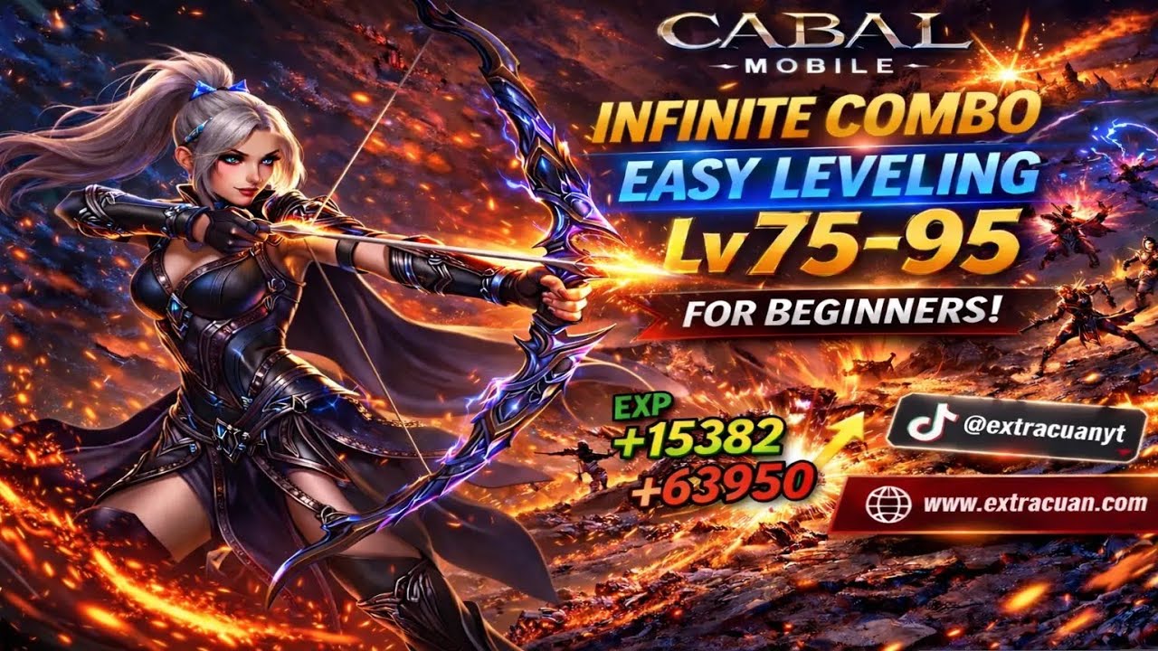 Cabal Mobile Easy Leveling Guide Lv 75 - 95 | Infinite Combo
