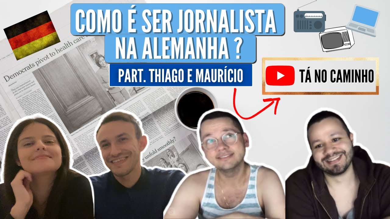 FANI E RAFA ENTREVISTA #6 - JORNALISMO E COMUNICAÇÃO NA ALEMANHA