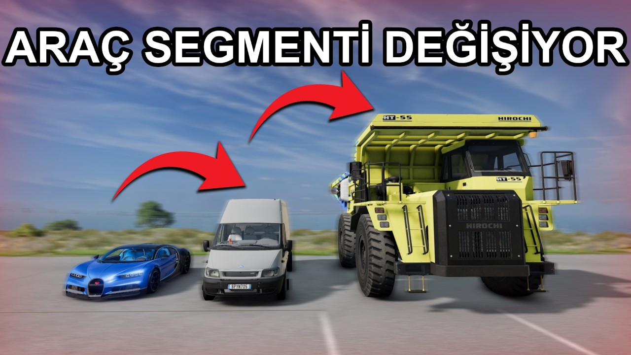 Her Kazada Aracımın Segmenti Değişiyor!│ Beam.ng Drive