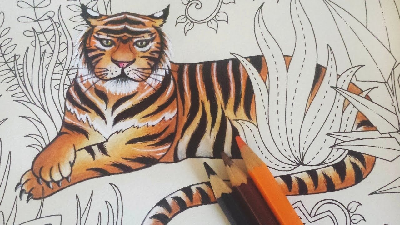 Pintando o TIGRE - Selva Mágica | Magical Jungle