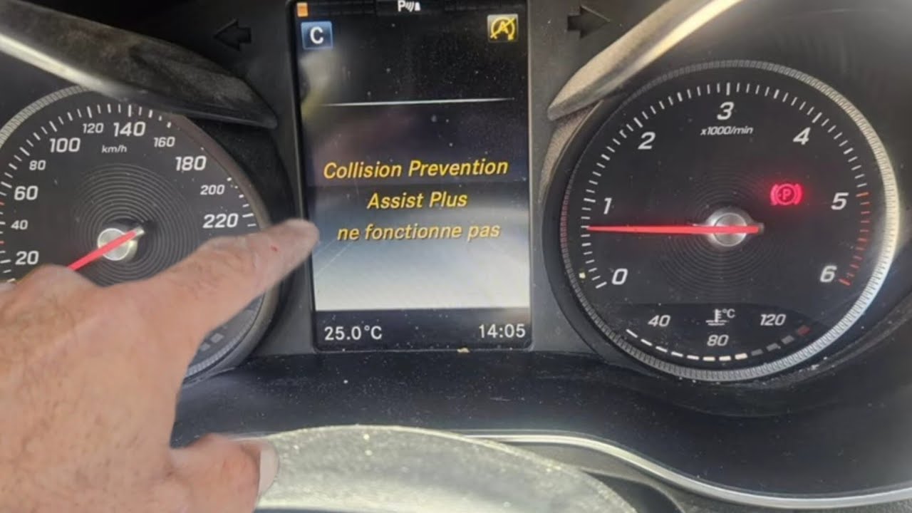 MERCEDES-BENZ COLLISION PREVENTION Assist Plus ne fonctionne pas ✅️
