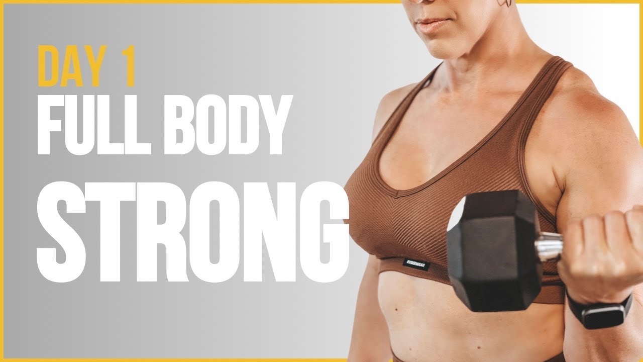 DAY 1//FULL BODY STRONG | Weight Training Workout Over 40 [Advanced]