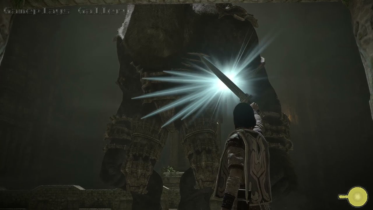 Bearded Giant Awakened! Epic Boss Fight VS Barba | Shadow of the Colossus Remake