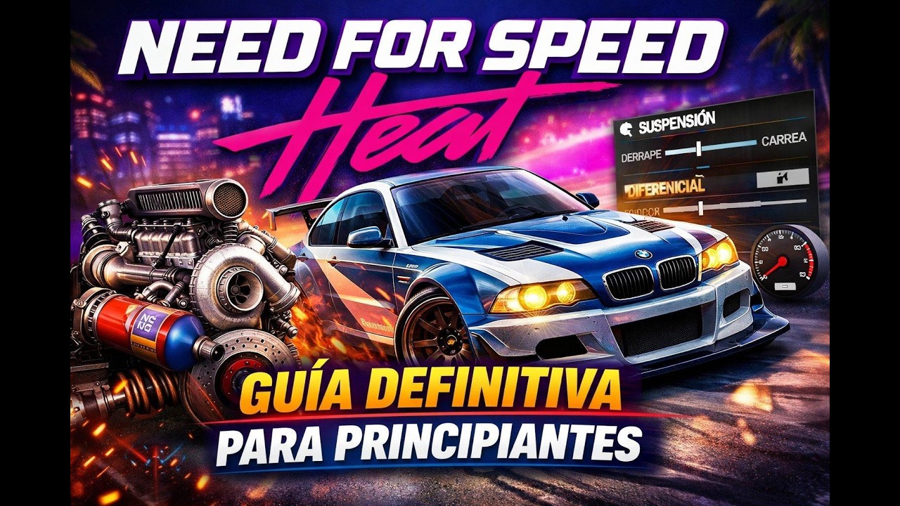 Need for Speed Heat: Guía DEFINITIVA para Principiantes | Autos, Reglajes y Control Total