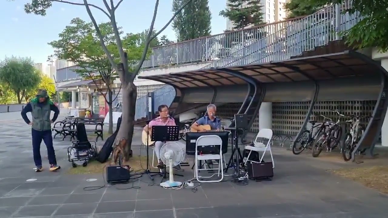 광교호수공원 버스킹(문밖에있는 그대)