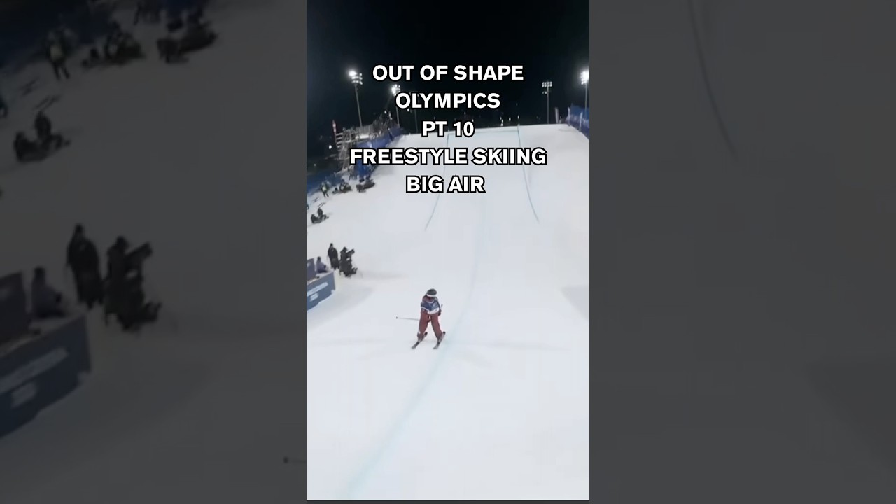 OUT OF SHAPE OLYMPICS FREESTYLE SKIING BIG AIR #olympics2026 #skiing #freestyleskiing