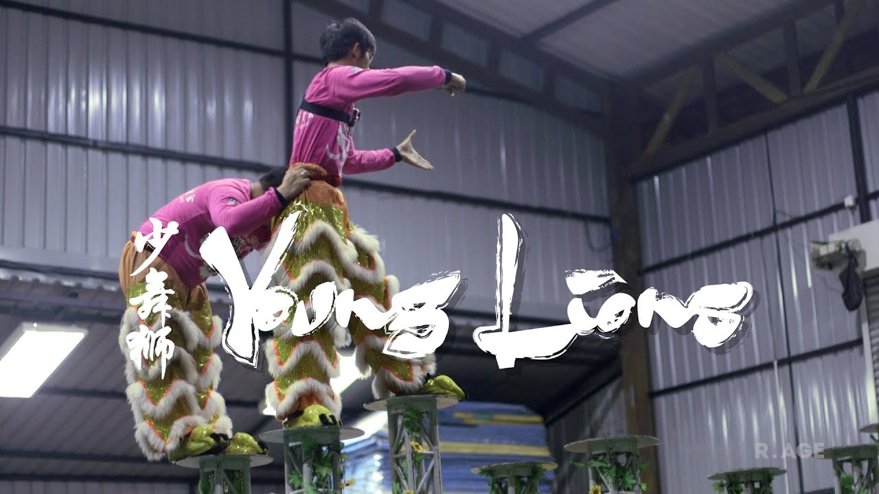 Lion dance training