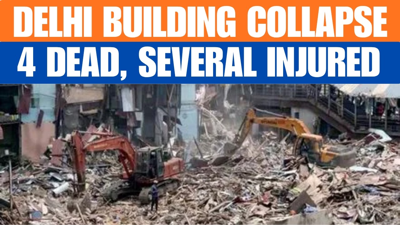 Delhi Building Collapse: 4 Dead, Several Injured in Saidulajab Tragedy | News9