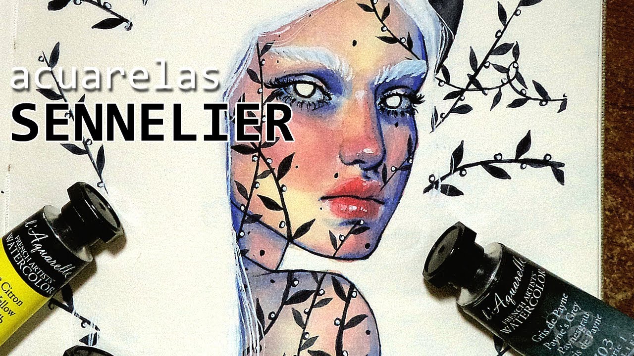 $10 un tubo de acuarela ¿lo vale? • RESEÑA: Acuarelas SENNELIER