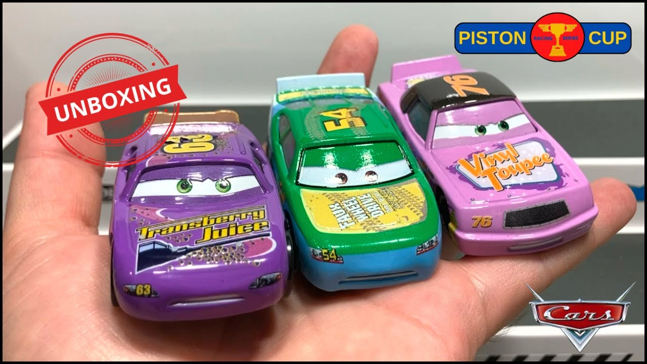CARROS DISNEY/ PIXAR - Corredores da Copa Pistão Unboxing