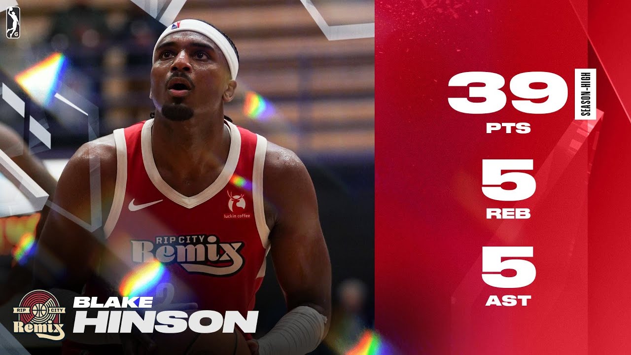Blake Hinson with a Season-High 39 PTS Leads Remix to the W!