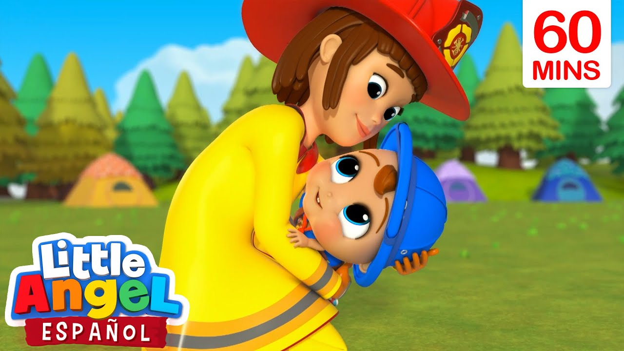 Bebé Juan aprende con los Bomberos | Canciones Infantiles con Bebé Juan🎵| Little Angel Español