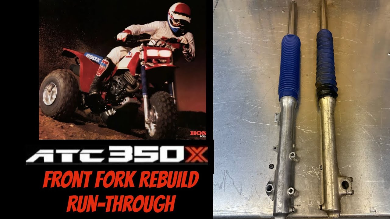 Front Fork Rebuild Run-Through(1985 Honda ATC350X)