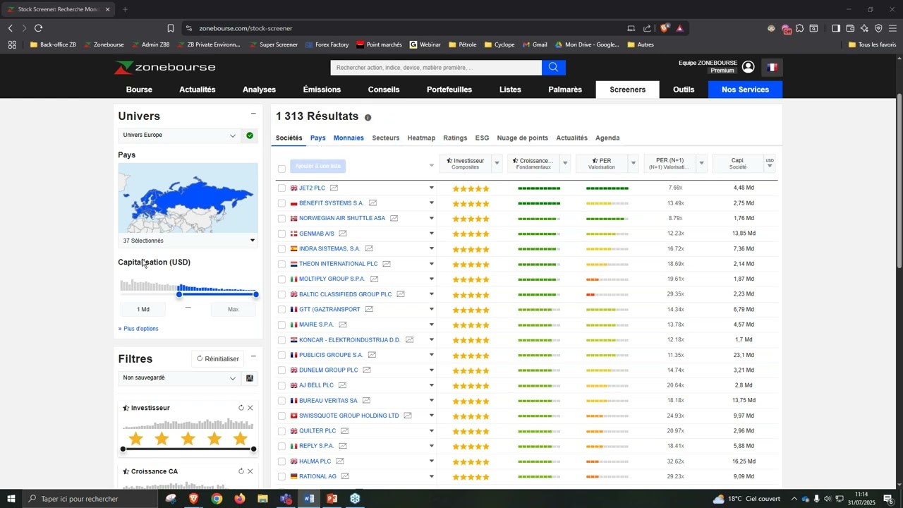 D&eacute;couvrez le nouveau Stock Screener sign&eacute; Zonebourse !