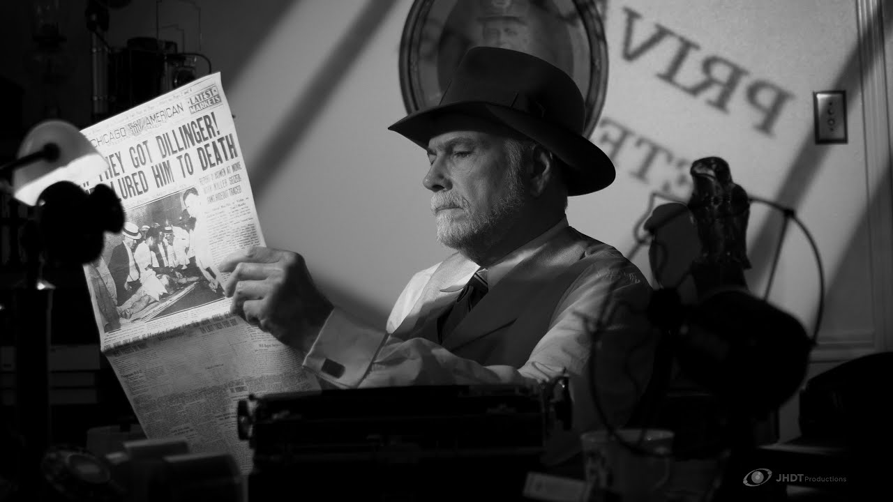 Making a prop newspaper and other paper props for photo and video shoots. (1940s, movie props)
