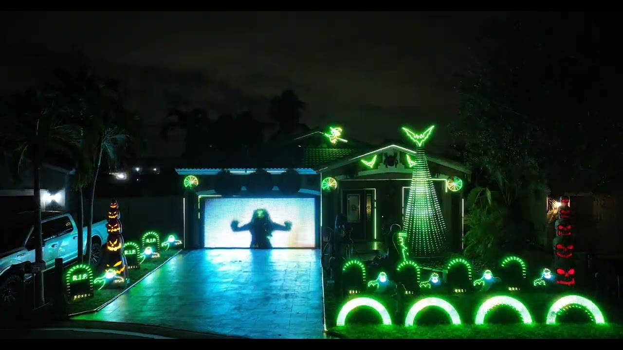 Dragula!! Halloween 🎃 Light Show 2023!
