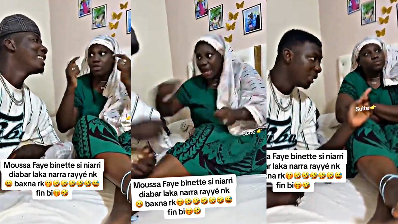 Regardez binette menace moussa faye kou dougou si mane dina…..🤣🤣