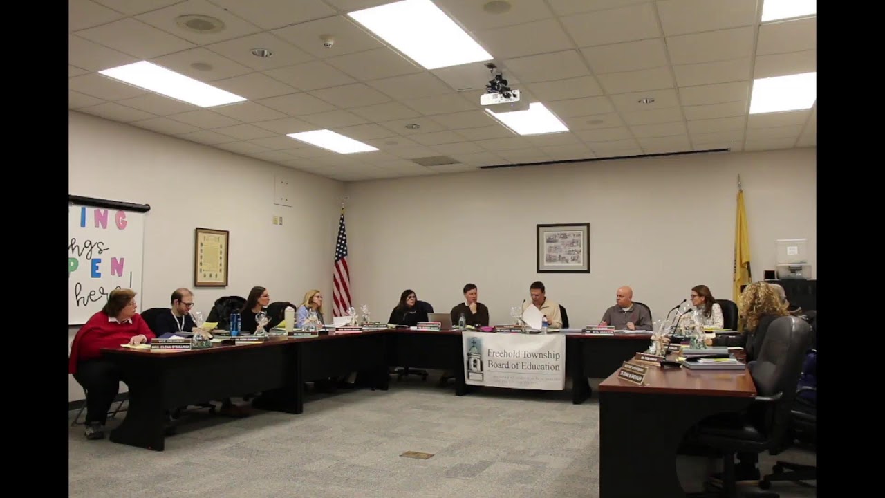 Freehold Township School District Board of Education Meeting 1/27/2025