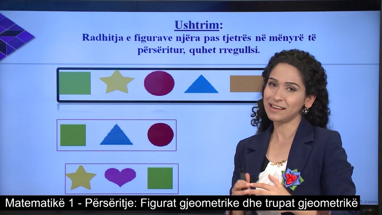 Matematikë 1 - Përsëritje: Figurat gjeometrike dhe trupat gjeometrikë.