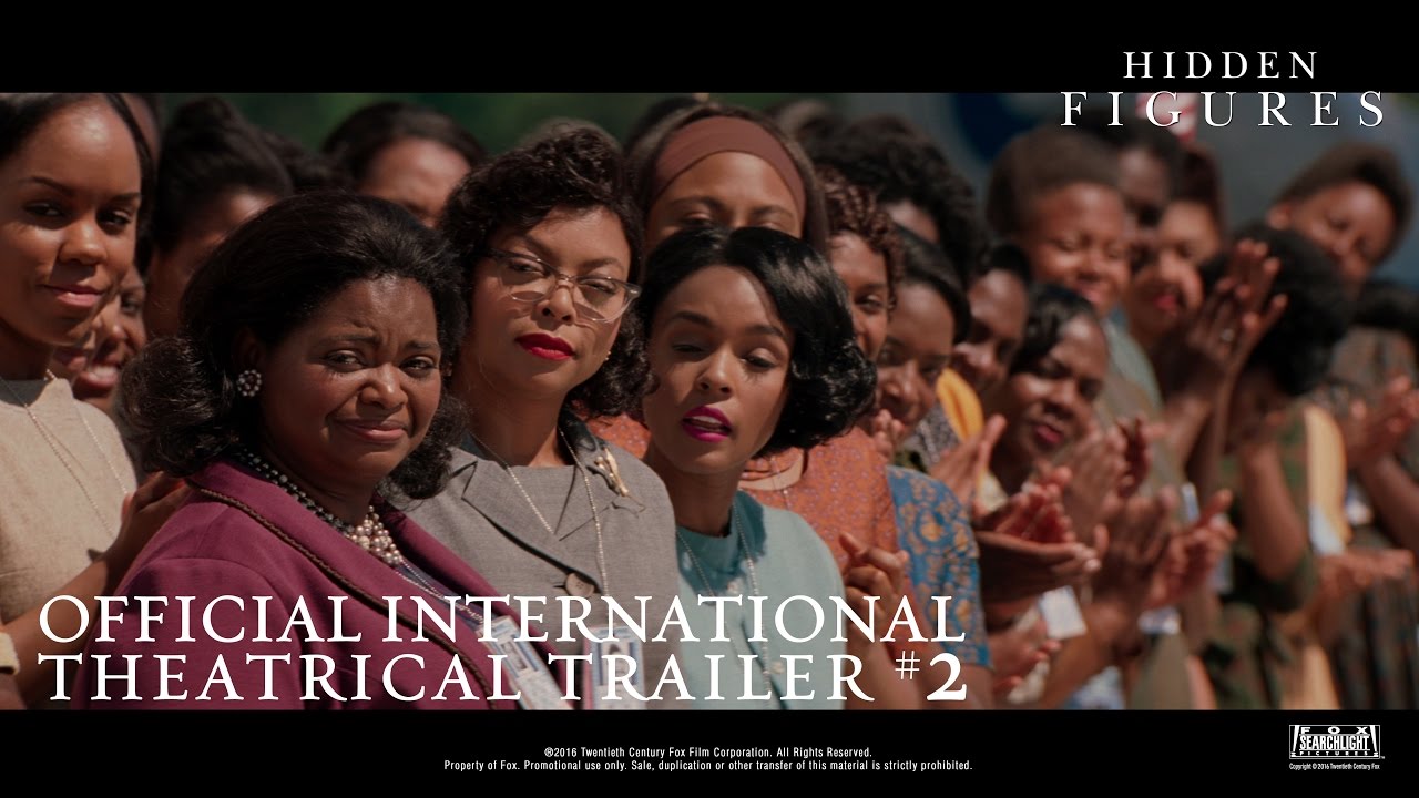 Hidden Figures - [Official International Theatrical Trailer #2 in HD (1080p)]