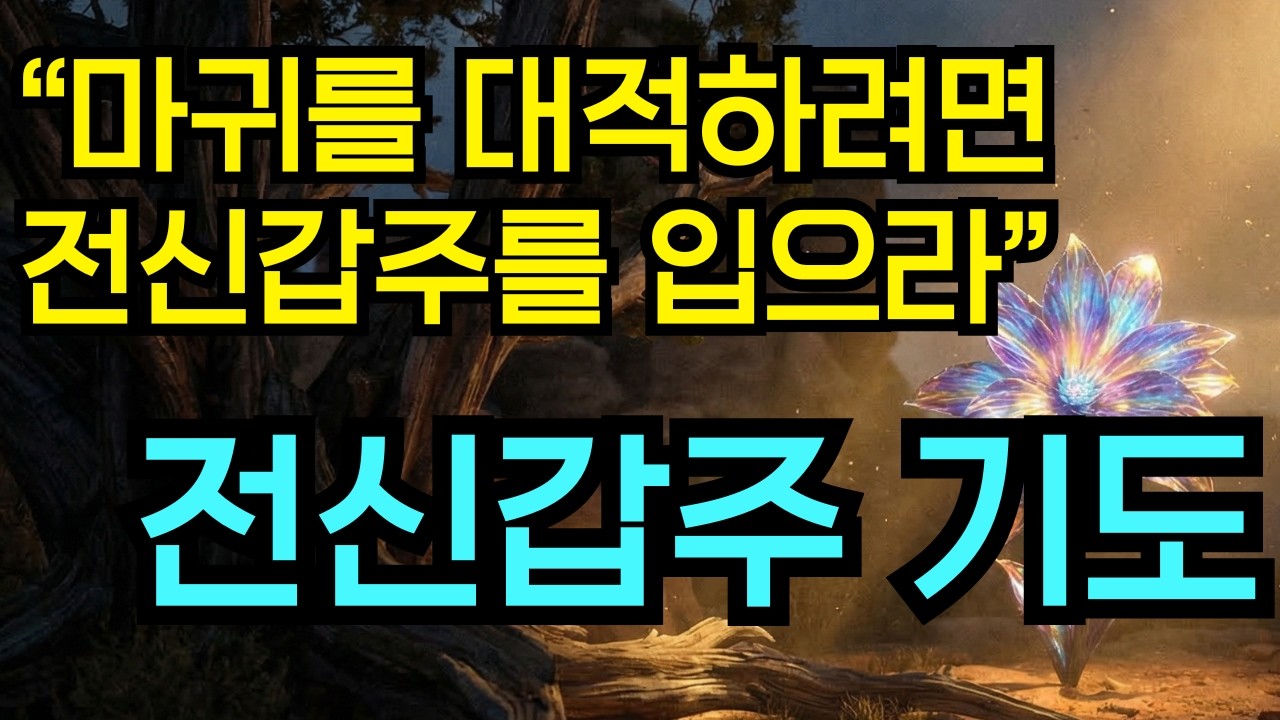 악한 영을 쫓아내는 영적 전신갑주 1시간 감사기도 | 성경말씀듣기 | 영적성장 | 시편23편 | 말씀묵상 | 기독교명언 | 오디오북 | 아침기도