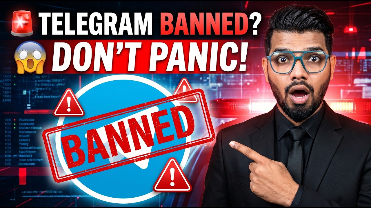 🚨 Telegram Temporarily Banned? How to Use Telegram & Access Your Groups Without Any Issues!