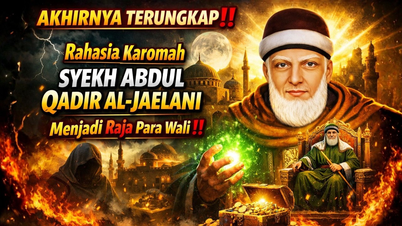 AKHIRNYA TERUNGKAP‼️Rahasia Karomah Syekh Abdul Qadir Al Jaelani Menjadi Raja Para Wali‼️