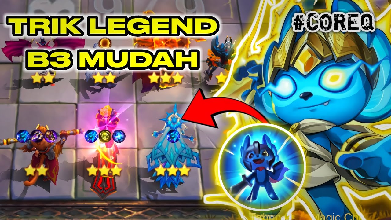 TRIK MUDAH DAPET LEGEND B3 | FULL TUTOR HARPER SKILL 1 | ANTI TOO SOON | MAGIC CHESS MLBB
