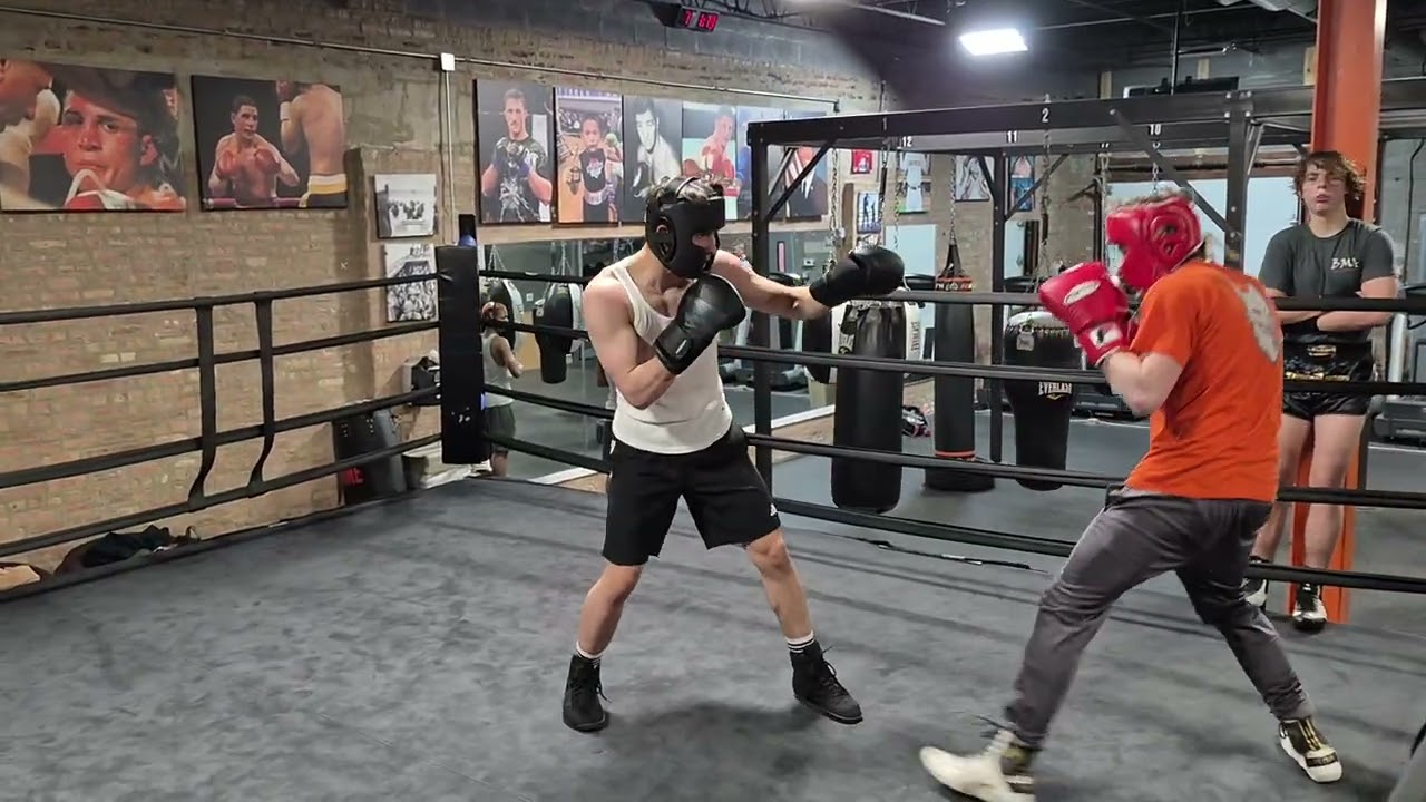 Me and Connor McMahon Barr sparring