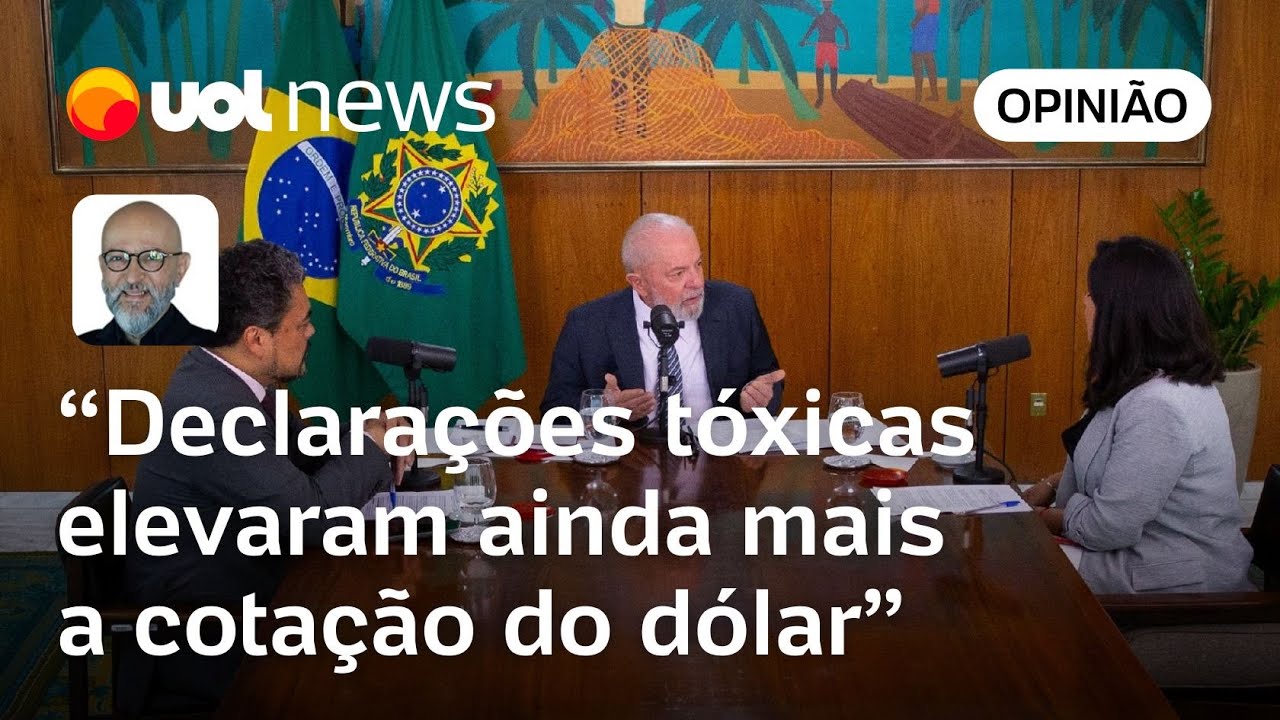 Josias: Lula deu declarações tóxicas que elevaram ainda mais a cotação do dólar