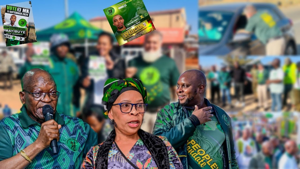 uMkhonto Wesizwe party's door to door campaigns for Bi-Elections on the 11 September 2024 Motorcades