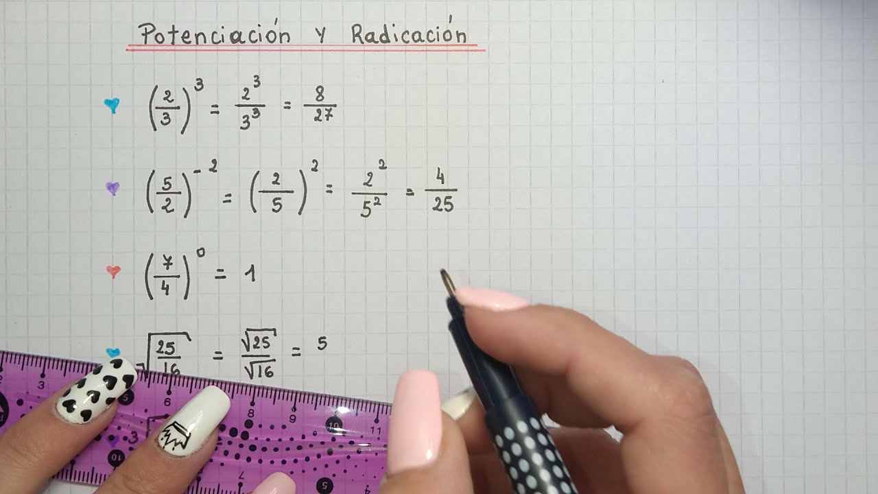 FRACCIONES - Potenciación y Radicación