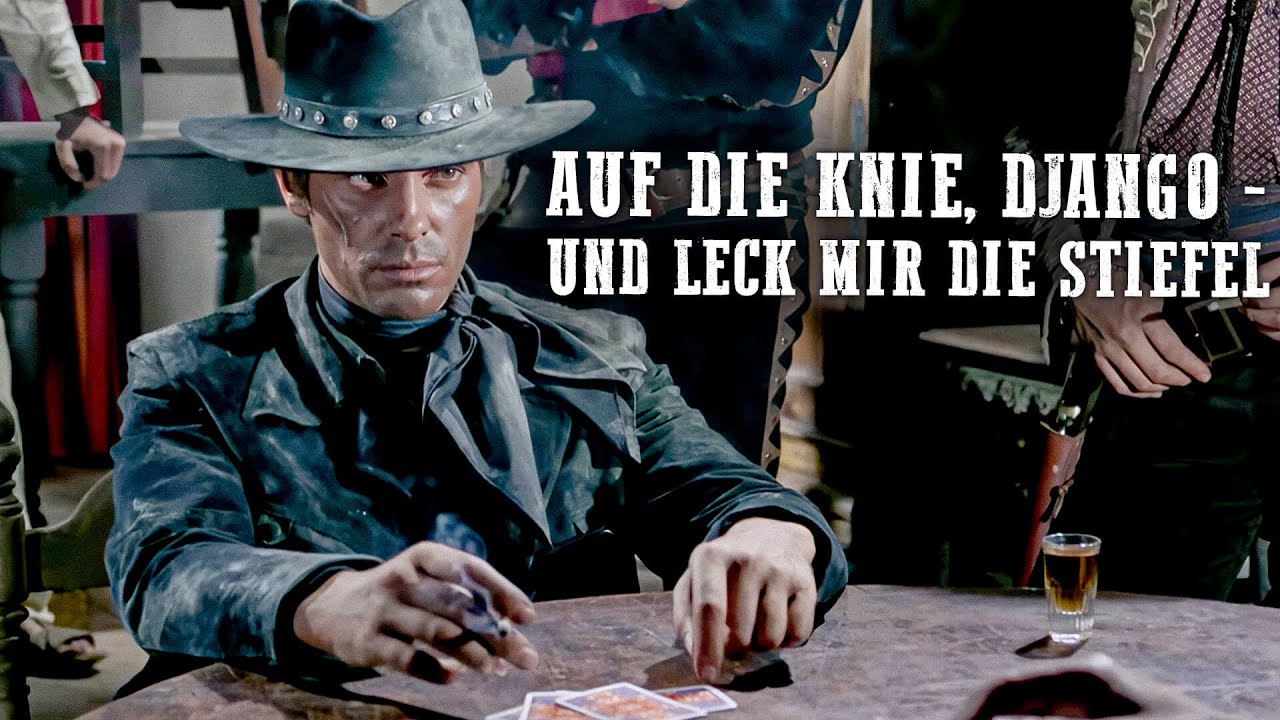 Auf die Knie, Django - und leck mir die Stiefel | Robert Woods | Italowestern | Deutsch