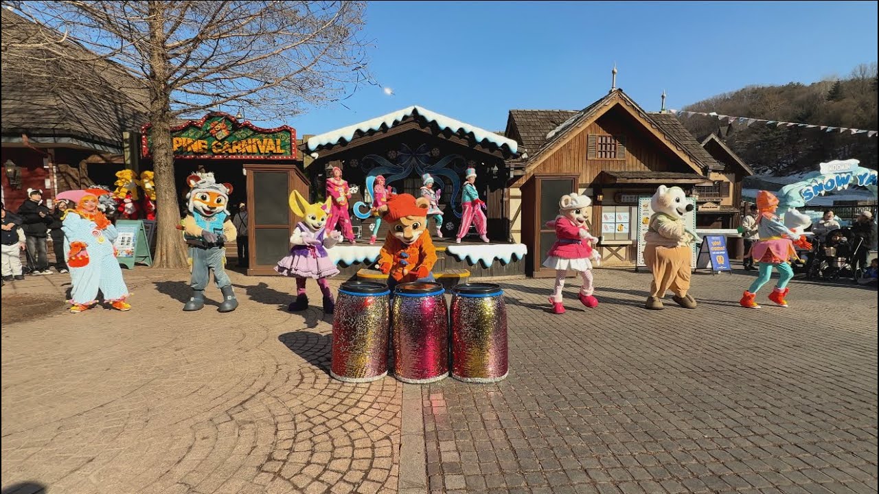 [4K] 20250226 에버랜드 런런런! 스노우 프렌즈 2회차 Everland Run Run Run! Snow Friends 2