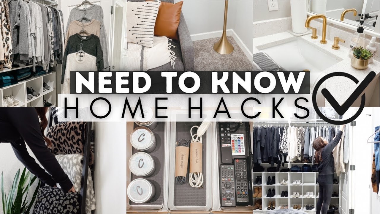 2022 NEED TO KNOW HOME HACKS | 11 HOME HACKS FOR 2022 | DIY EASY HOME HACKS + TRICKS