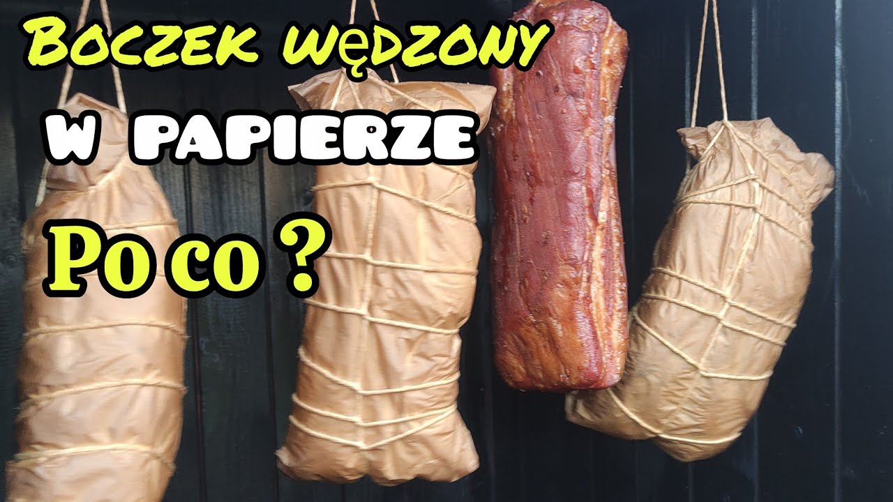 Boczek wędzony w papierze czy to ma sens 🤔