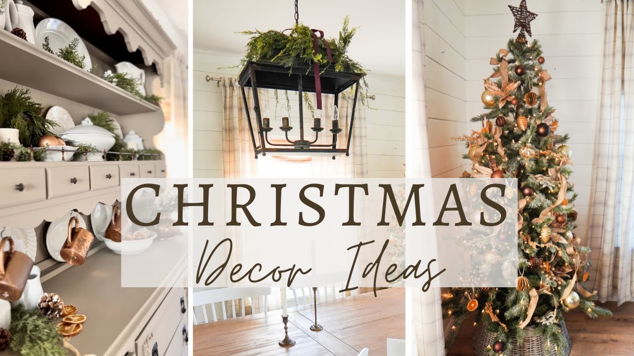 Christmas Decorate with Me in the Dining Room! | Christmas Tree Decor 2022