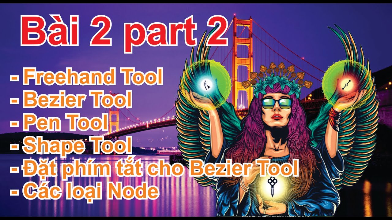 Tự Học CorelDraw 2020 Bài 2 - Part 2 - Freehand Tool – Shape Tool – Edit Curve