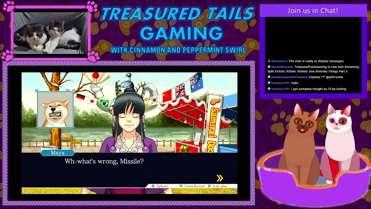 Kitties' Stream: Ace Attorney Trilogy Part 5