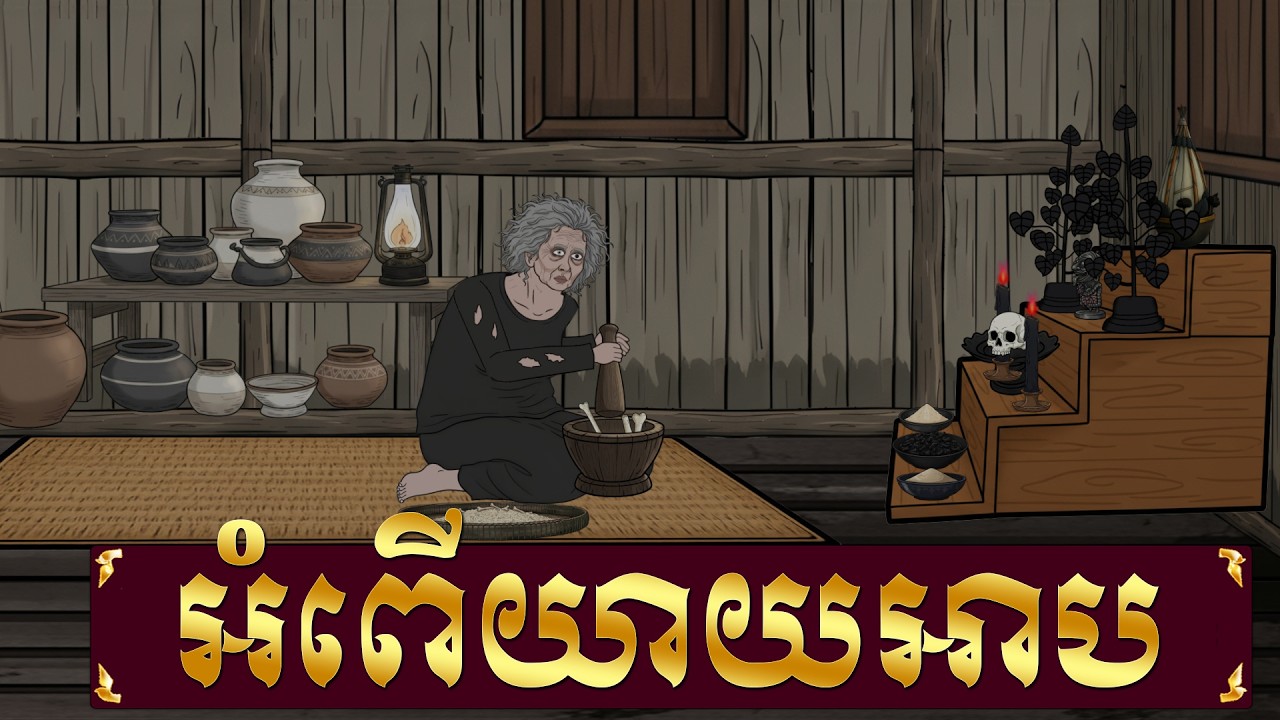 អំពើយាយអាប - ផ្ទះនិទាន , The dark magic of the witch - Homez Narrated