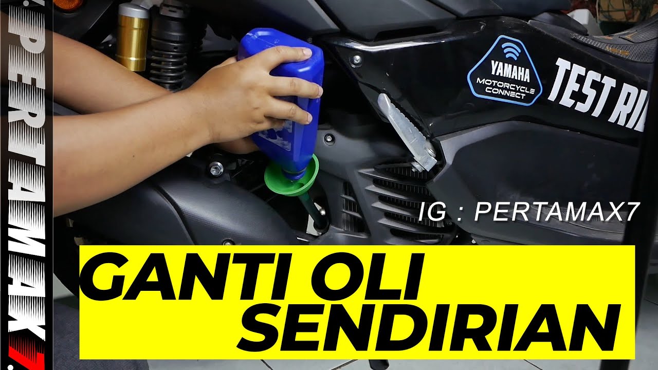 CARA Ganti Oli Mesin Yamaha All New NMAX 2020 & Aerox Terbaru Mudah #aerox #nmax #yamaha #gantioli