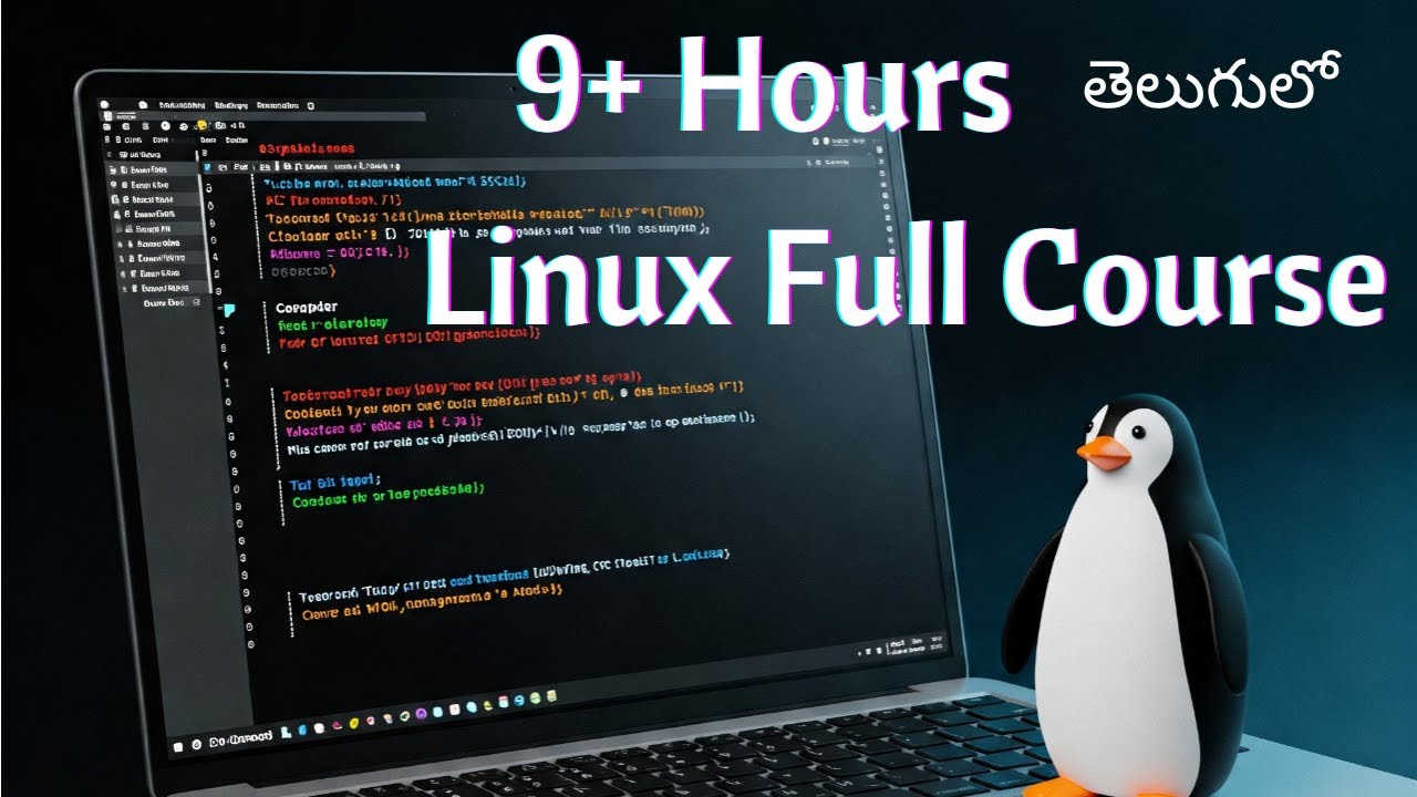 Mastering Linux: Full Course in Telugu: 9 hours Full Video with Real Time examples | Nagireddy Venna