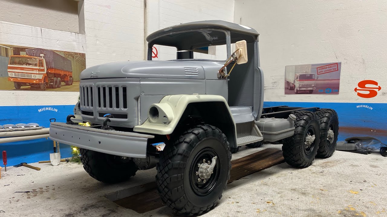 Cross rc начинаю сборку Зил 131 zil rc 131 1:11 1:12 lkw neues Projekt